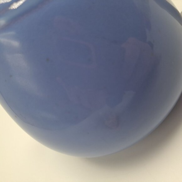 1940s Hall Superior Quality Kitchenware Rose Parade Teapot Blue With Floral Lid - Picture 11 of 16